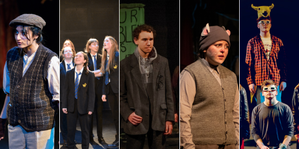 A selection of photos from young people's theatre plays